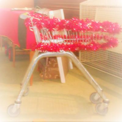 Empty Trolley ready to dash
